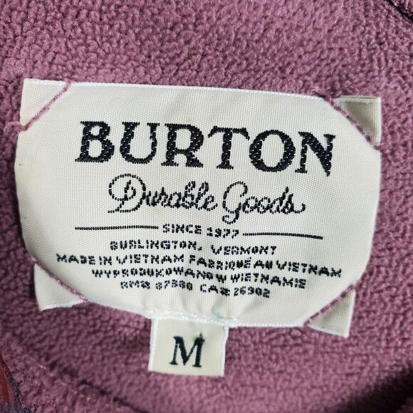 Burton Crown Bonded Pullover Hoodie Pockets Water Repellant Southwestern Sz M - Picture 5 of 12